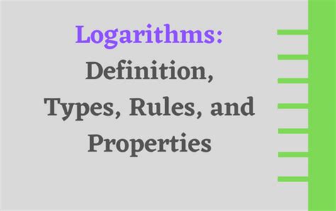 Image result for Logarithm Definition Math