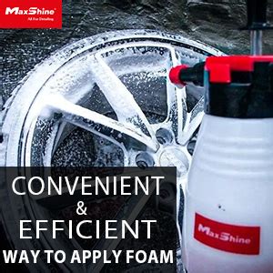 MaxShine Heavy Duty Faom Sprayer Pump Bottle (1.5L) Durable Nozzles ...