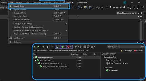 Blazor Load Testing 的图像结果