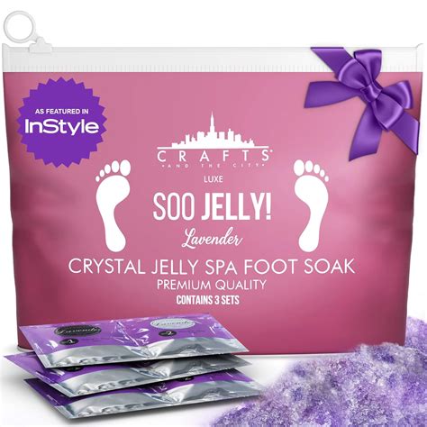 Amazon.com: Crafts And The City SOO Jelly Pedicure Packs - Pedicure ...