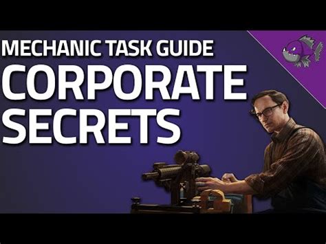 Escape from Tarkov Corporate Secrets Quest Complete Guide