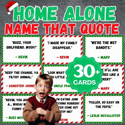 Home Alone Movie Game | Name That Christmas Quote | Home Alone Trivia ...