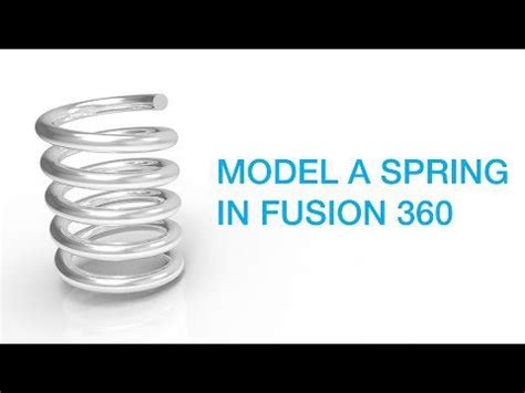 Image result for Creating a Compression Spring in Fusion