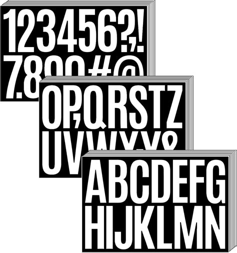 Amazon.com: 384 Pcs 24 Sheets Large Letter Stickers, 3 Inch Bulletin ...
