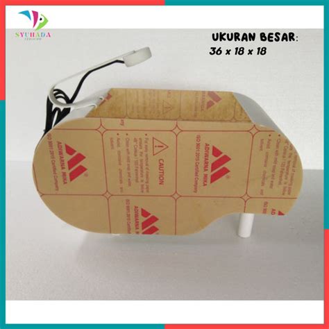 Jual aquarium kura kura ukuran akrilik ukuran besar 36x18x18 - Lampu ...