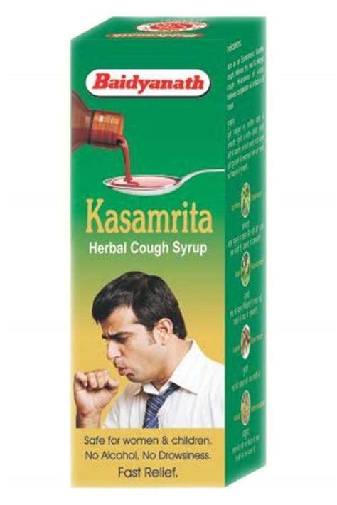 Buy Baidyanath Kasamrita Herbal Cough Syrup | Safe for Women & Children ...