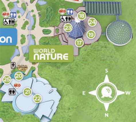 Image result for WDW Epcot Map