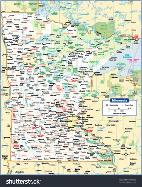 St. Louis County Minnesota Road Map | semashow.com