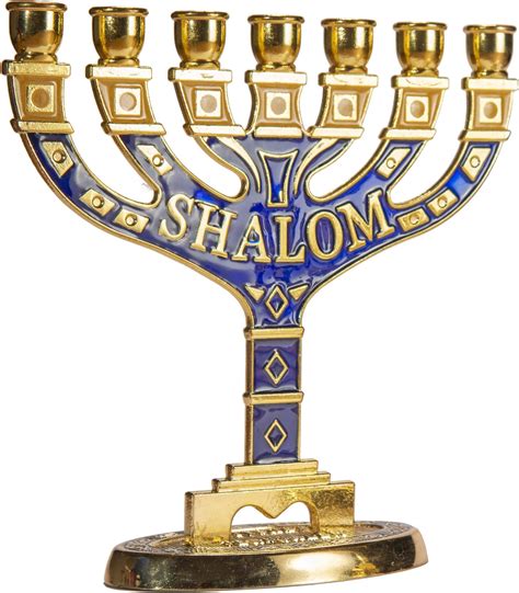 Amazon.com: JL Kippha's Gold Jerusalem Candle Holder Decorative Judaica ...