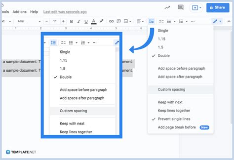 Shortcut To Double Space In Word - Free Word Template