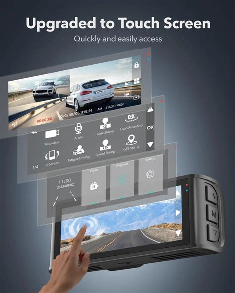 Redtiger F7NT Touch Screen 4K Dual Dash Cam – Redtiger IN