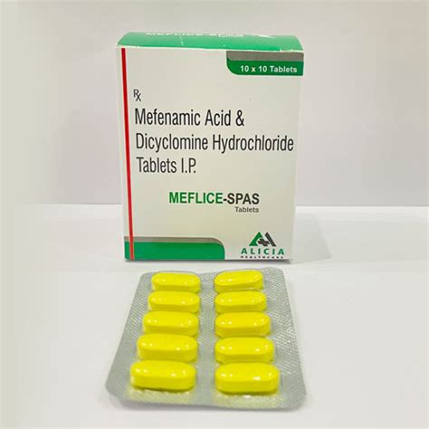 MEFLICE-SPAS Tablets Alicia Healthcare