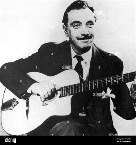 DJANGO REINHARDT (1910-1953) Belgian jazz guitarist about 1955 Stock ...