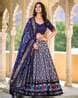 Buy Navy Lehenga Choli Sets for Women by Aavisa Queency Online | Ajio.com