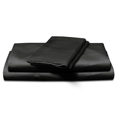 Black Silk Bed Sheets