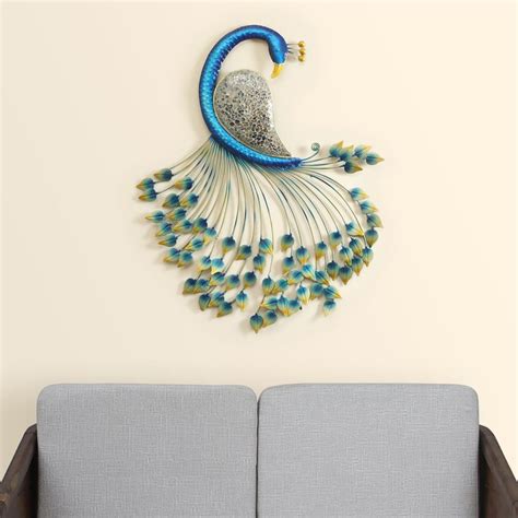 Buy VEDAS Royal Metal Peacock Wall Accent from Vedas at just INR 11999.0