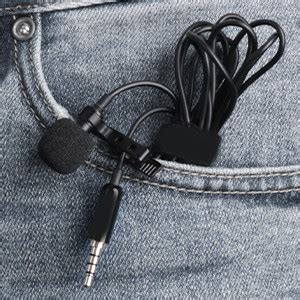 Kanget 3.5mm Clip Collar Mic for YouTube, Collar Mike for Voice ...