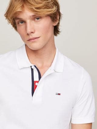 Tommy Hilfiger Slim Polo Shirt Top, White