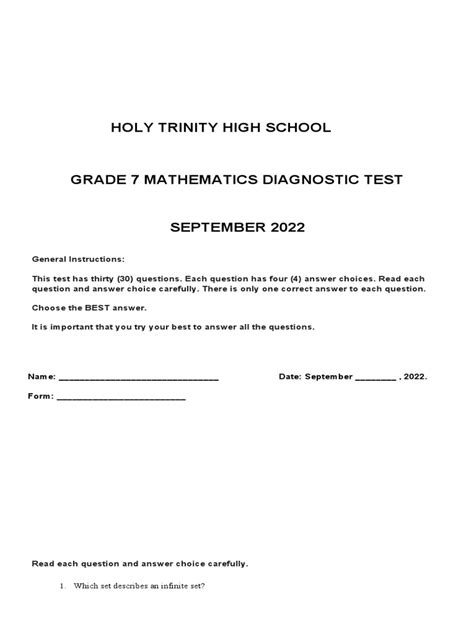 Image result for 7th Grade Math Testing