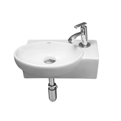Simpolo Spick 425x265x130mm Wall Mounted Wash Basin Ivory | mykit | Buy ...