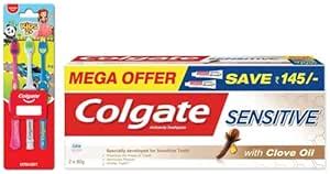 Colgate Sensitive Toothpaste with Clove Oil, for Sensitivity Relief ...