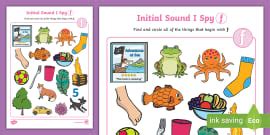 Things That Begin With ‘b’ I Spy Activity – EYFS Resource