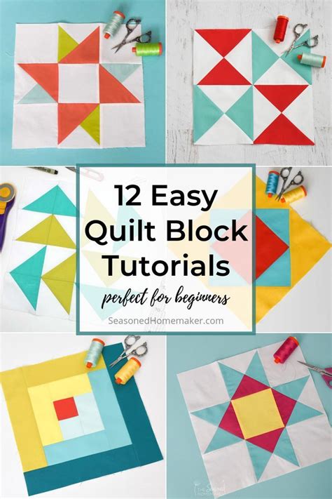 Image result for Simple Quilt Block Tutorials
