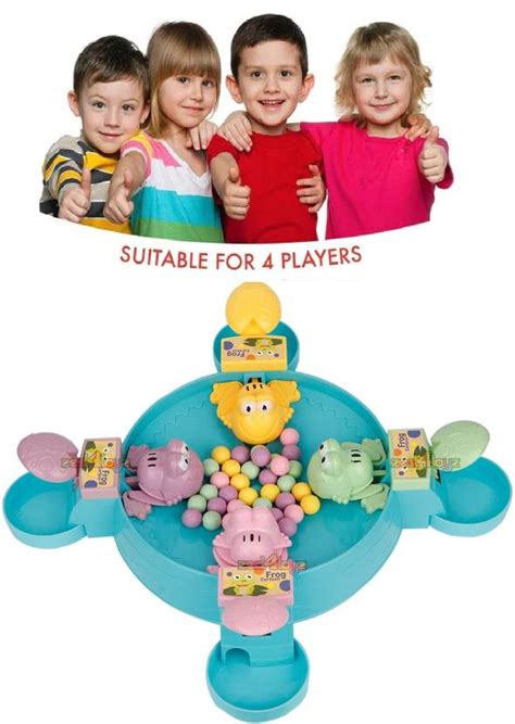 Hurray Toys Frog Board Game Multi Player Family Game for Parents Child ...