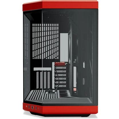 HYTE Y70 Mid-Tower PC ATX Case with Modern Aesthetic Case-Black Cherry ...