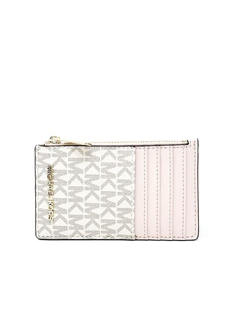 Buy Michael Kors Jet Set Travel Top Zip Card Case Wallet Coin Pouch ...