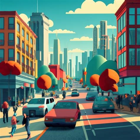 Busy Street Scene 的图像结果