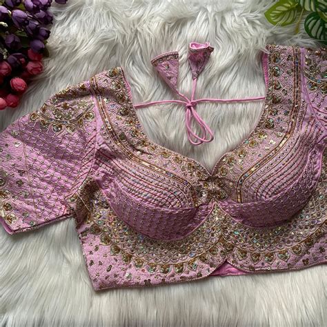 Heavy pure soft roman silk tricot fuising ready made blouse – Jelda