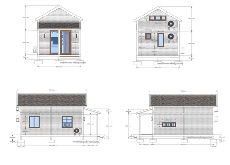 Small House Plan Modern Loft Modern Loft Type Small House Design 5m X