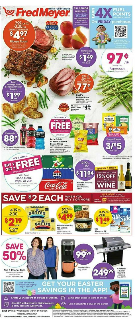 Fred Meyer Weekly Ad & Specials from March 27