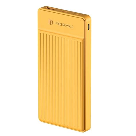 Portronics Luxcell B12 10,000mAh 12W Power Bank, Ultra Slim Power Bank ...
