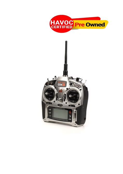 SPEKTRUM TRANSMITTER DX8 WITH RECEIVER - QUALITY PREOWNED – Havoc Hobby