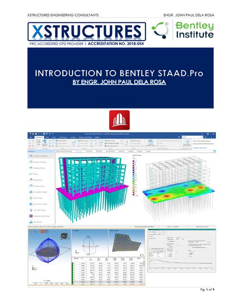 Image result for Complete Bentley STAAD.Pro Tutorial
