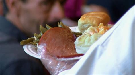 Volunteers serve hot meal for homeless in southern Indiana