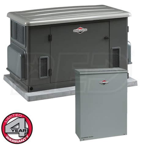 Briggs & Stratton 40303PACK - 15kW Smart Circuit Standby Generator ...