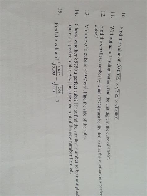 Answer 13 and 15 with steps... - Brainly.in