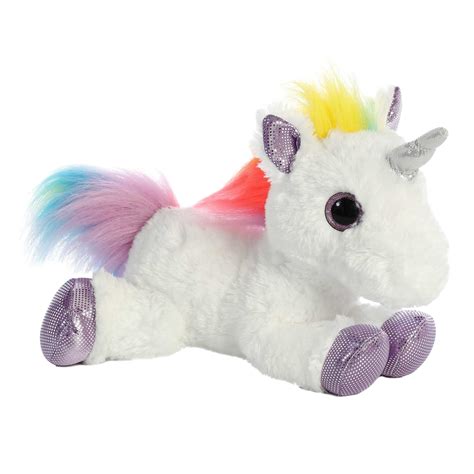 White Sparkle Unicorn Plush