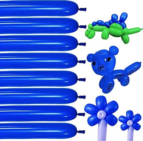 GRAND SHOP 50 Pcs Long Twisting Modelling Balloons (Blue) : Amazon.in ...