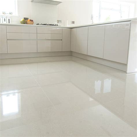 Crown Tiles | 60x60cm Super Polished Ivory Porcelain - Crown Tiles ...