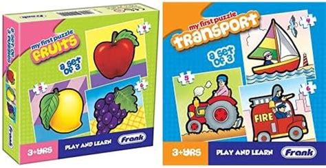 Buy Frank Fruits and Transport Puzzle Pack of 1, Kids Online at Low ...