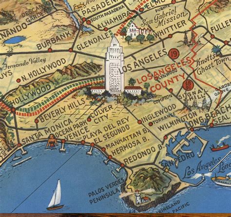 Map of the Week: Pictorial Maps from the La Jolla Map Museum