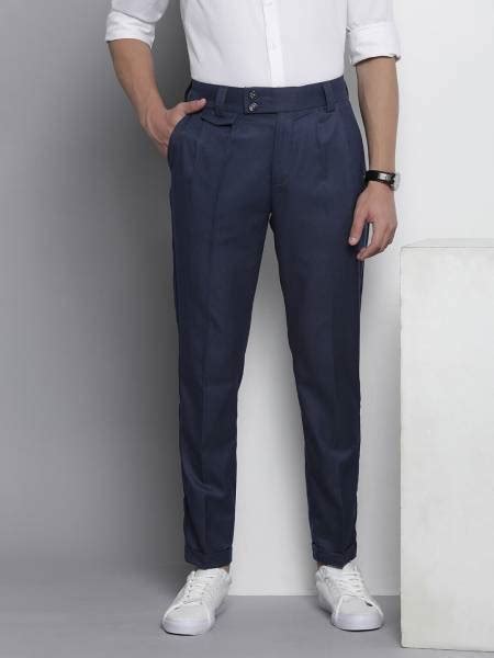 The Indian Garage Co. Regular Fit Men Blue Trousers - Price History