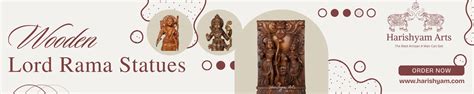 Lord Rama Wooden Statues | Buy Ram idols & Sculptures