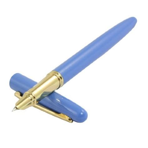 Alcoa PrimeBlue Alloy Shell Piston Ink Reservoir Hooded Nib Fountain ...