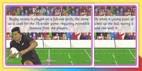 Rugby Display Facts (teacher made) - Twinkl