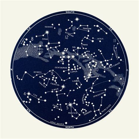 Image result for Star Chart